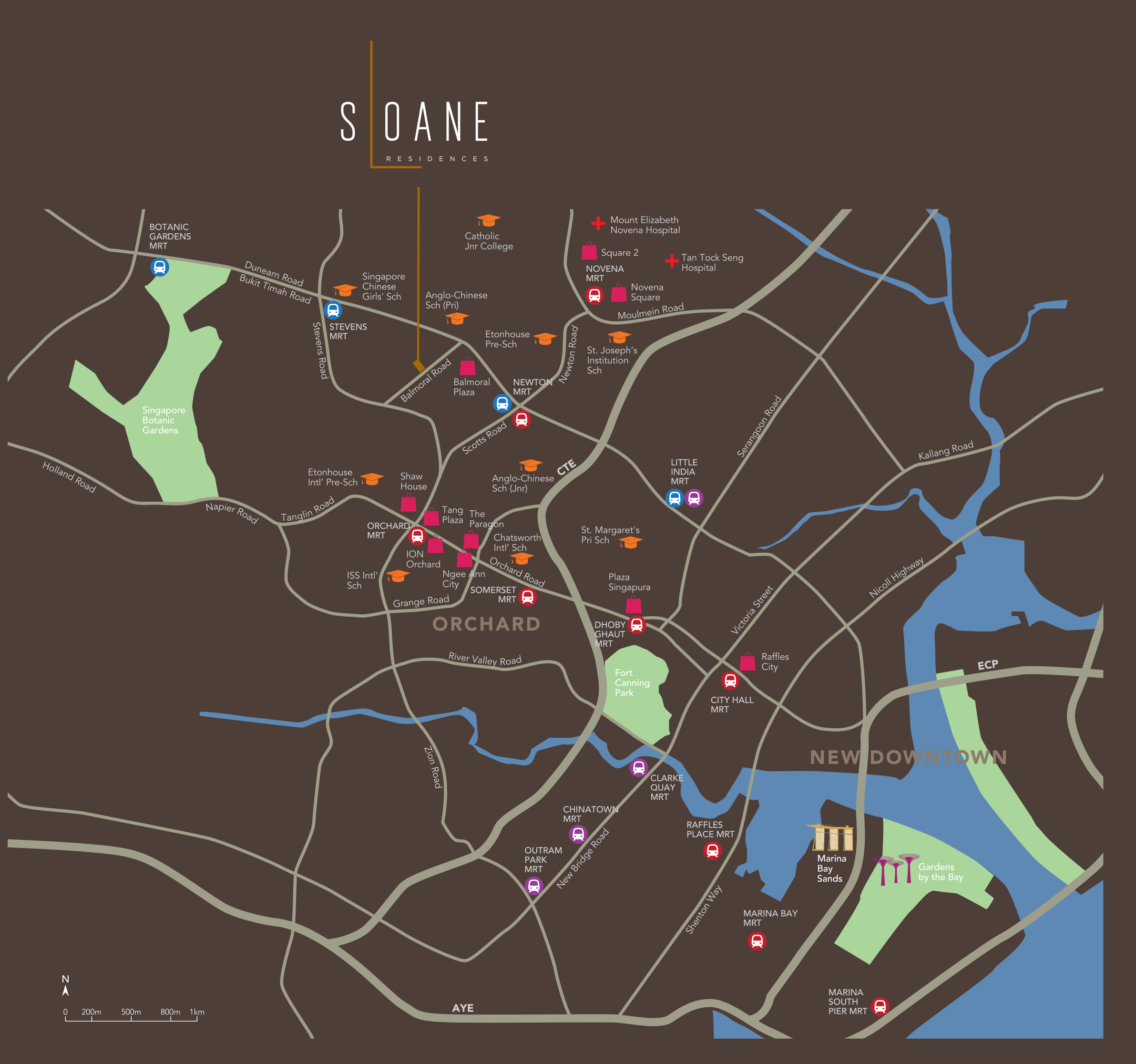 Location Map (Sloane Residences)